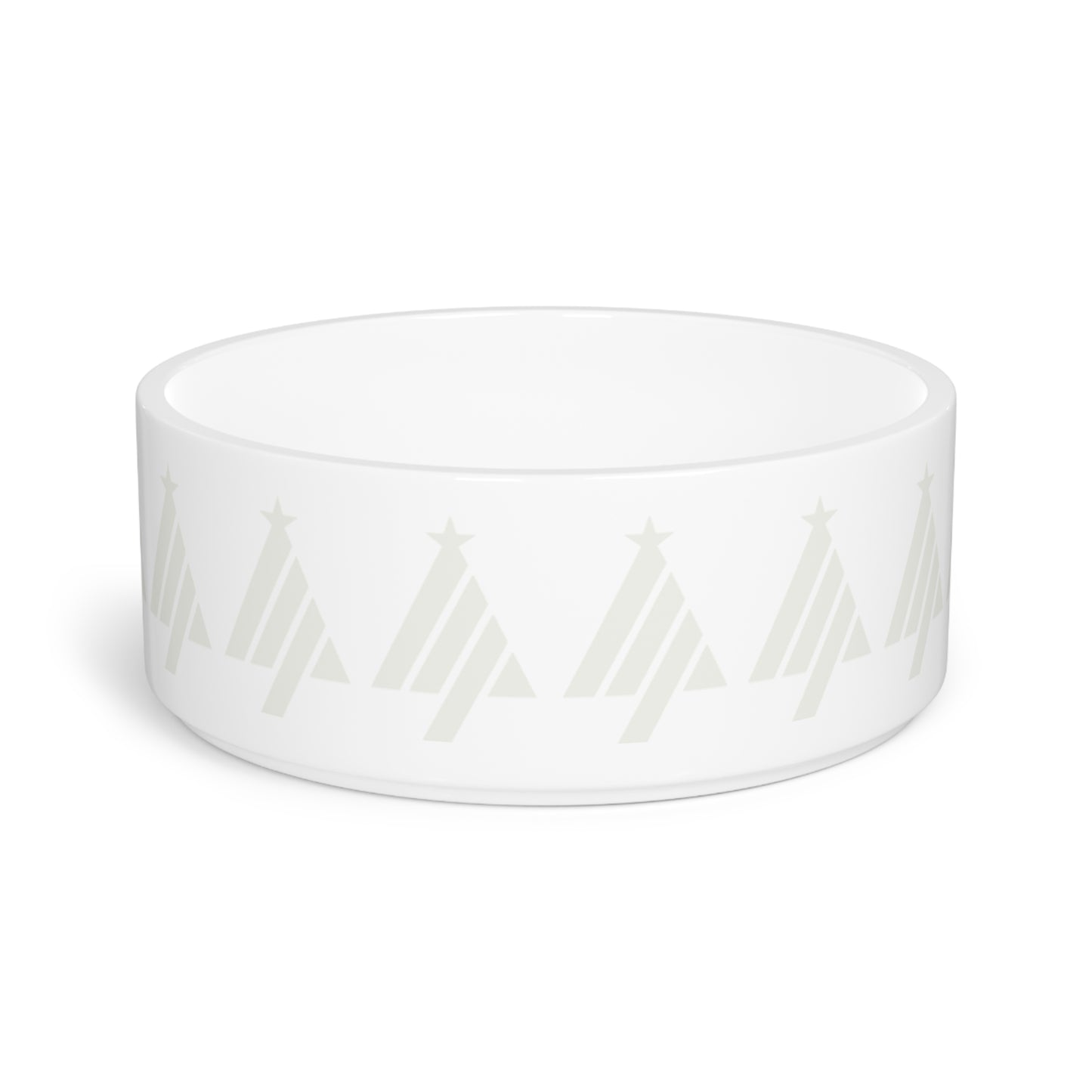 True Holiday White Heron White Solids Pet Bowl