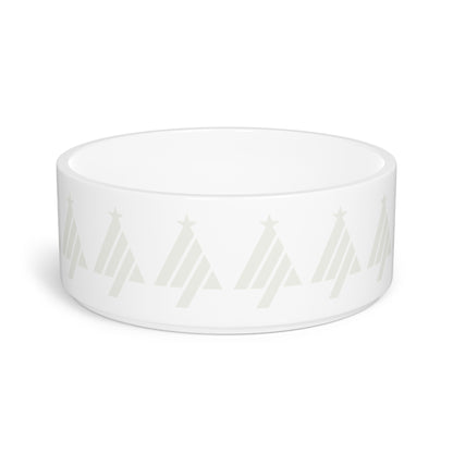 True Holiday White Heron White Solids Pet Bowl