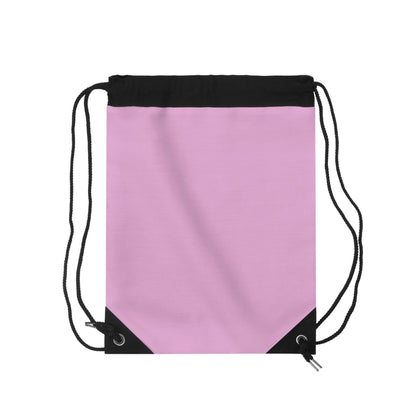 True Holiday Pretty Pink Red Solids Drawstring Bag