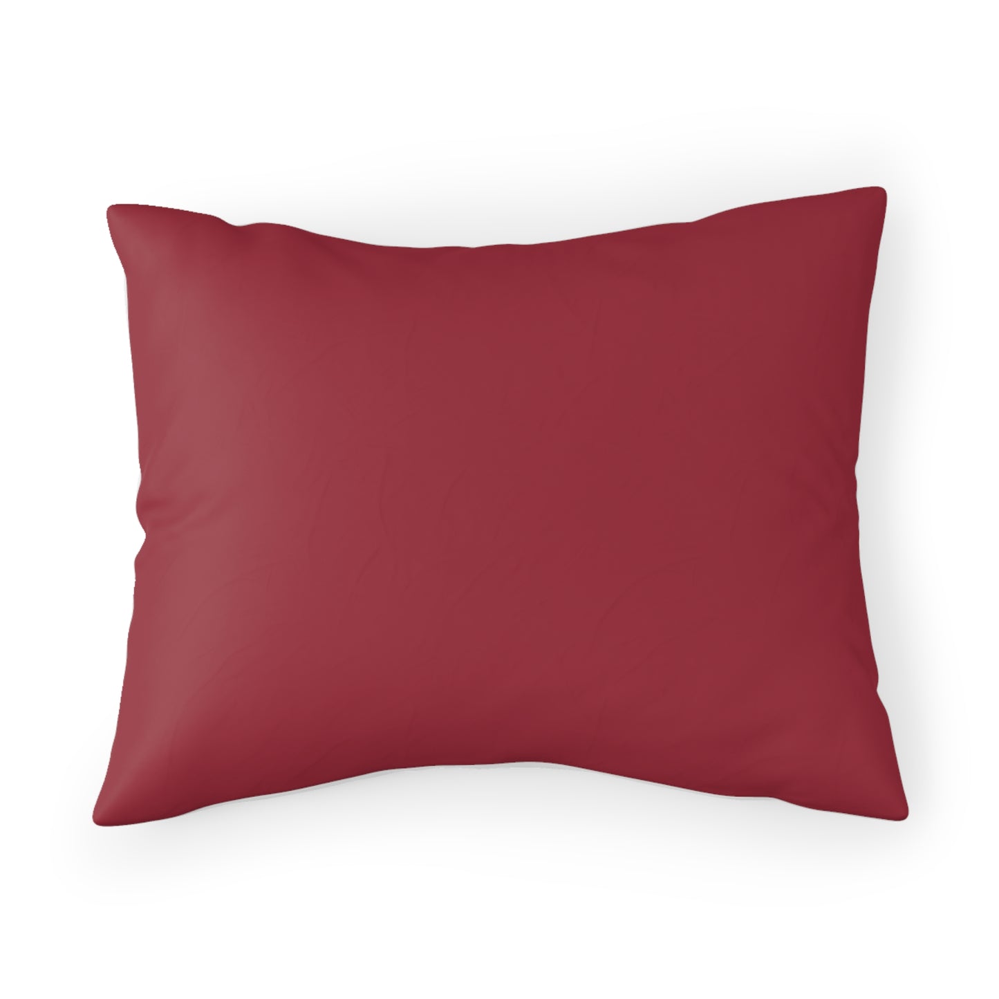 True Holiday Candy Cane Red Solids Pillow Sham