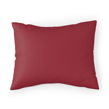 True Holiday Candy Cane Red Solids Pillow Sham