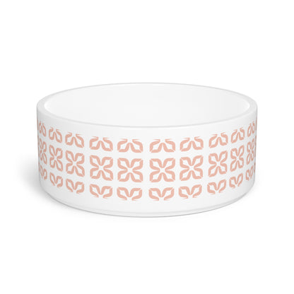 True Holiday Teacup Rose Orange Solids Pet Bowl