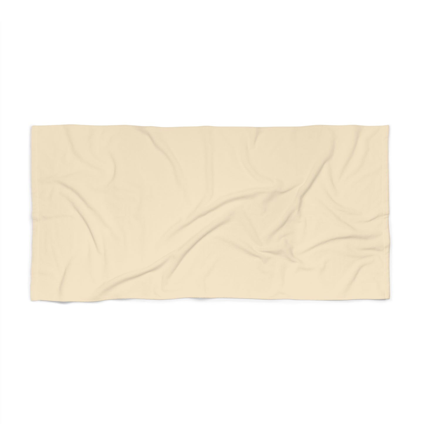 True Holiday Ivory Lustre Yellow Solids Beach & Pool Towel