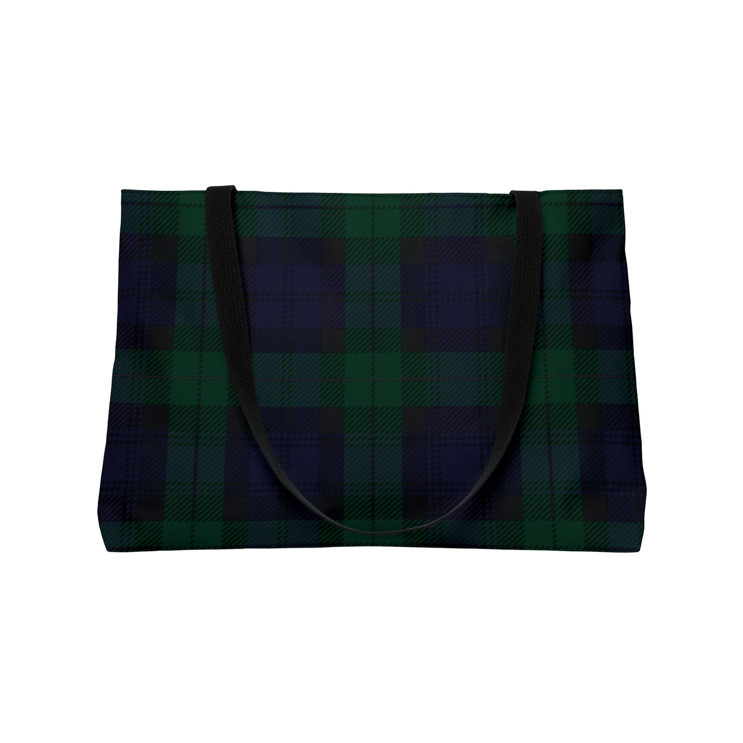 True Holiday Black Watch Tartan Plaid Beach Bag