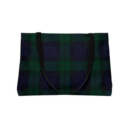 True Holiday Black Watch Tartan Plaid Beach Bag