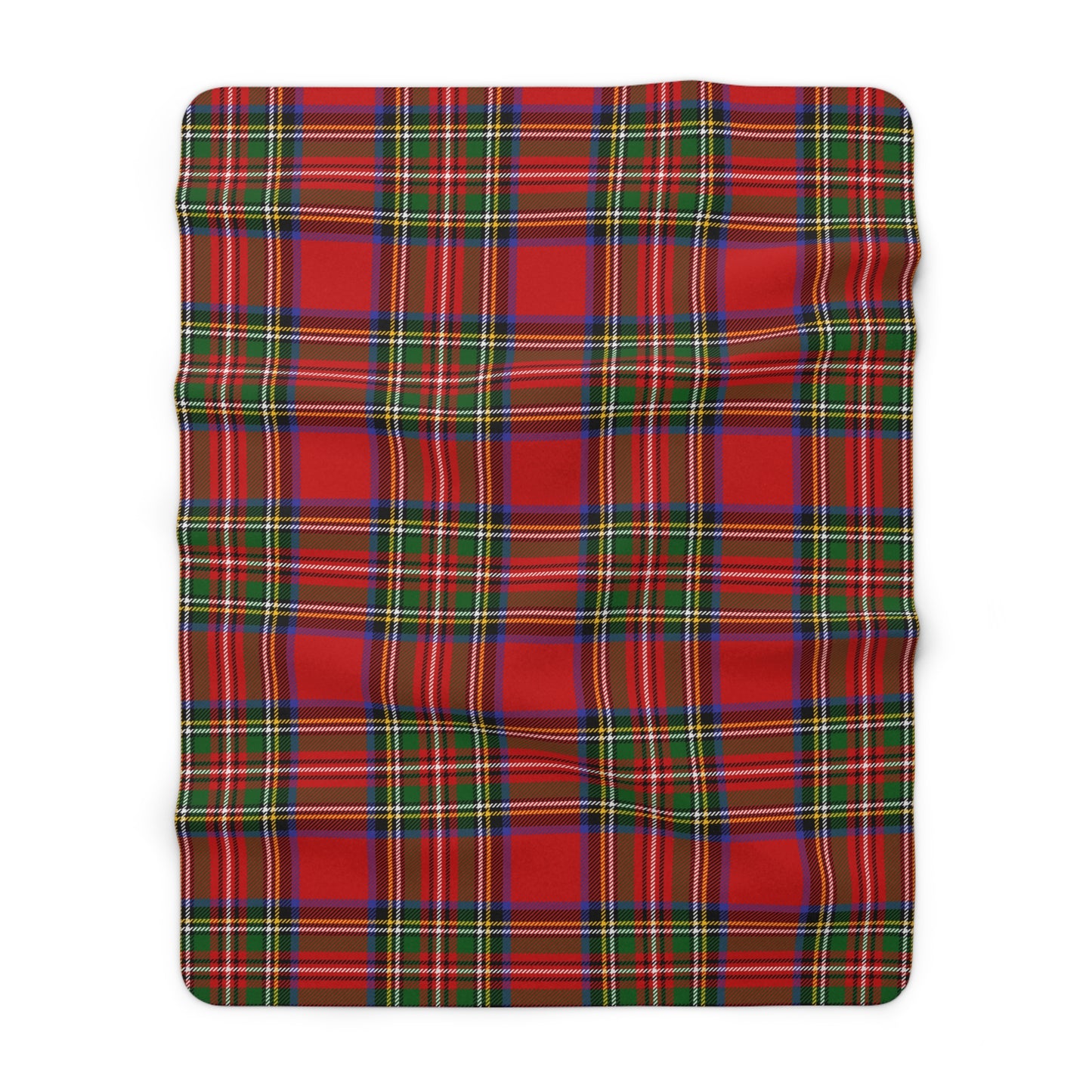 True Holiday Royal Stewart Tartan Plaid Throw Blanket