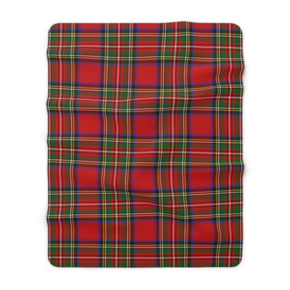 True Holiday Royal Stewart Tartan Plaid Throw Blanket