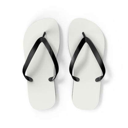 True Holiday White Heron White Solids Flip Flops