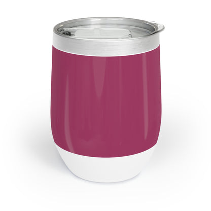 True Holiday Gypsy Pink Red Solids Chill Wine Tumbler
