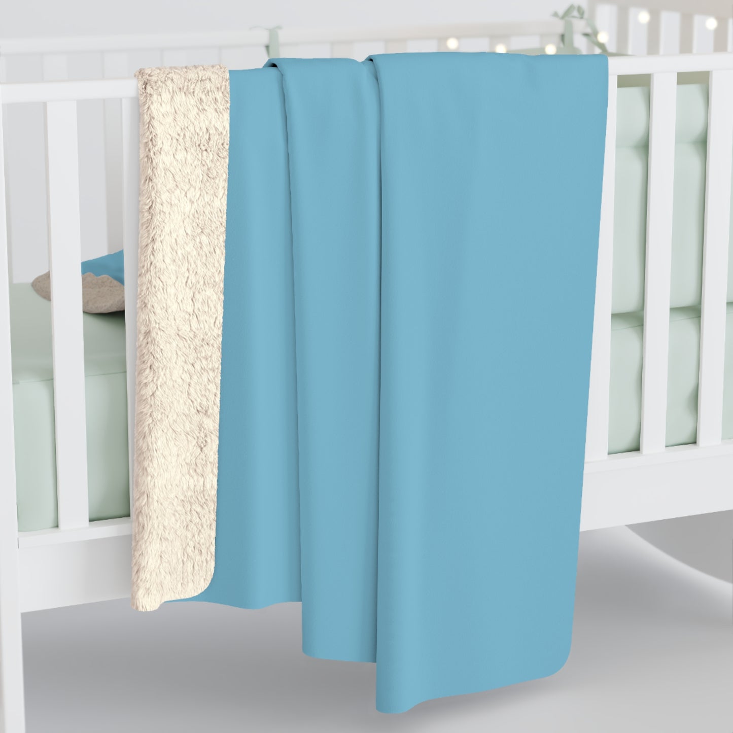 True Holiday Aquarium Blue Blue Solids Throw Blanket