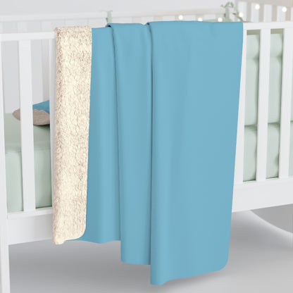 True Holiday Aquarium Blue Blue Solids Throw Blanket