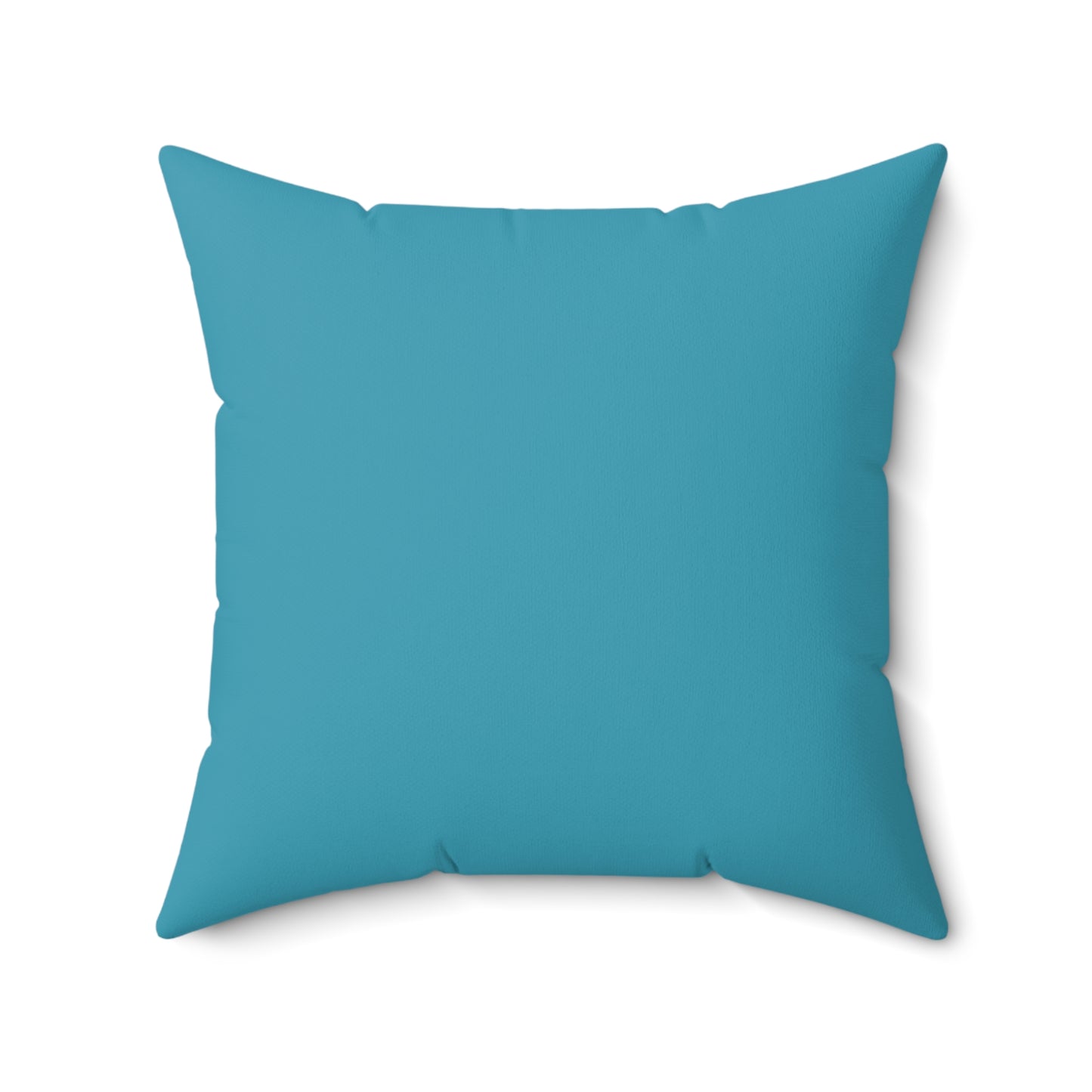 True Holiday Cool Blue Blue Solids 20" Square Throw Pillow
