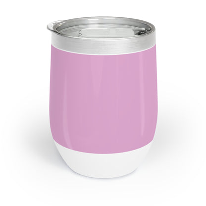 True Holiday Pretty Pink Red Solids Chill Wine Tumbler