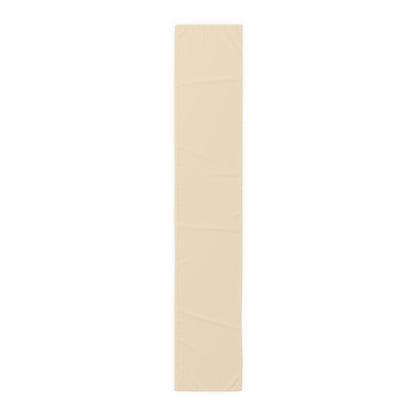 True Holiday Ivory Lustre Yellow Solids Table Runner