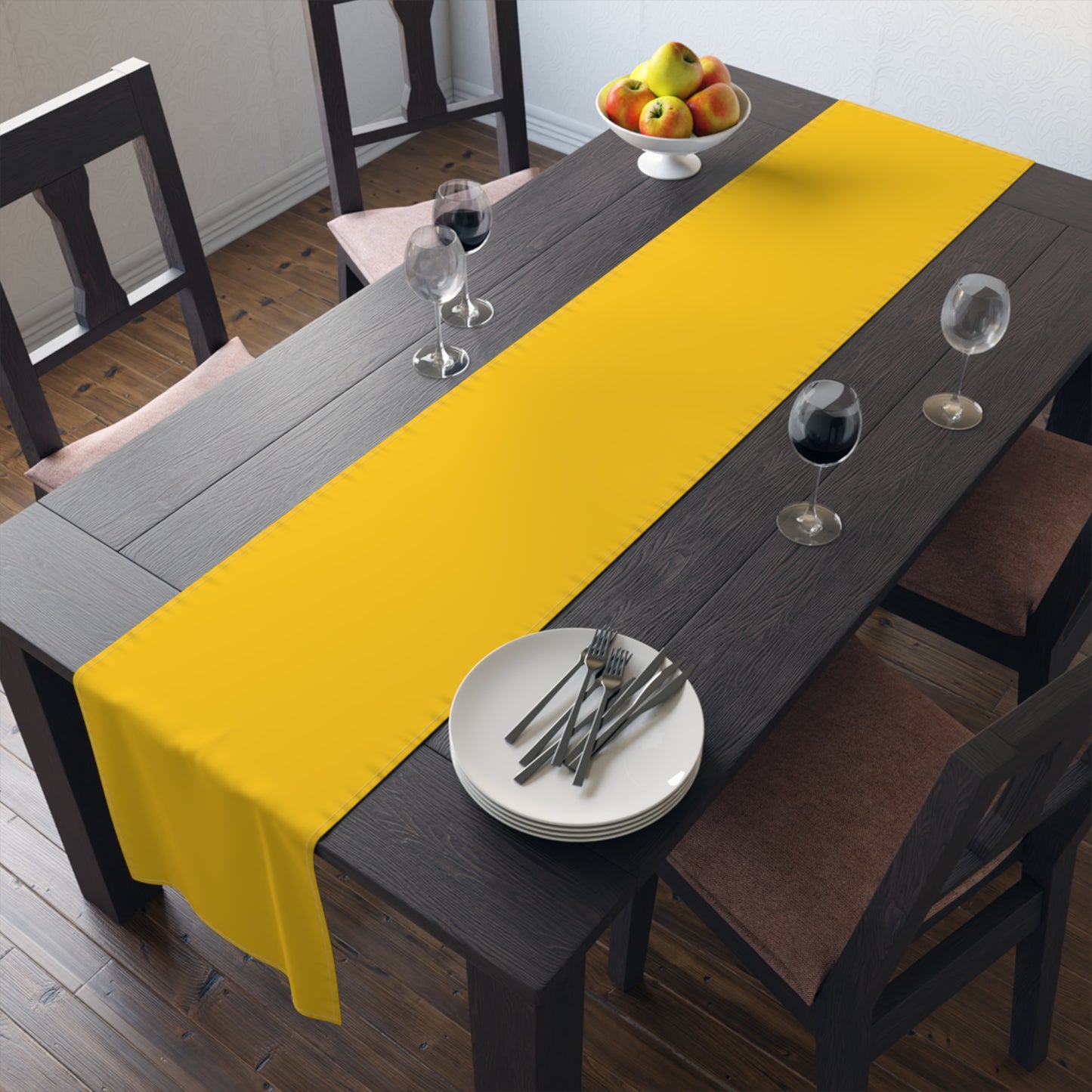 True Holiday Sun Kissed Yellow Solids Table Runner