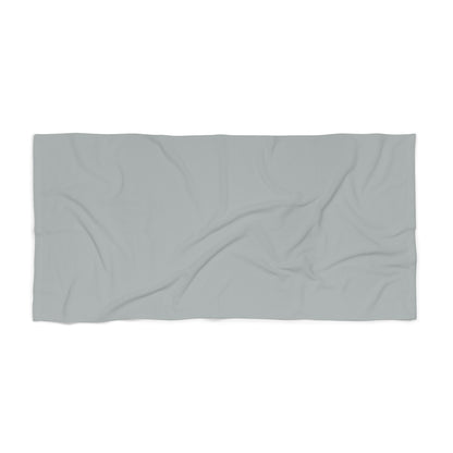 True Holiday Marina Gray Gray Solids Beach & Pool Towel