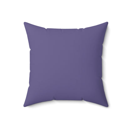 True Holiday Seduction Purple Solids 18" Square Throw Pillow