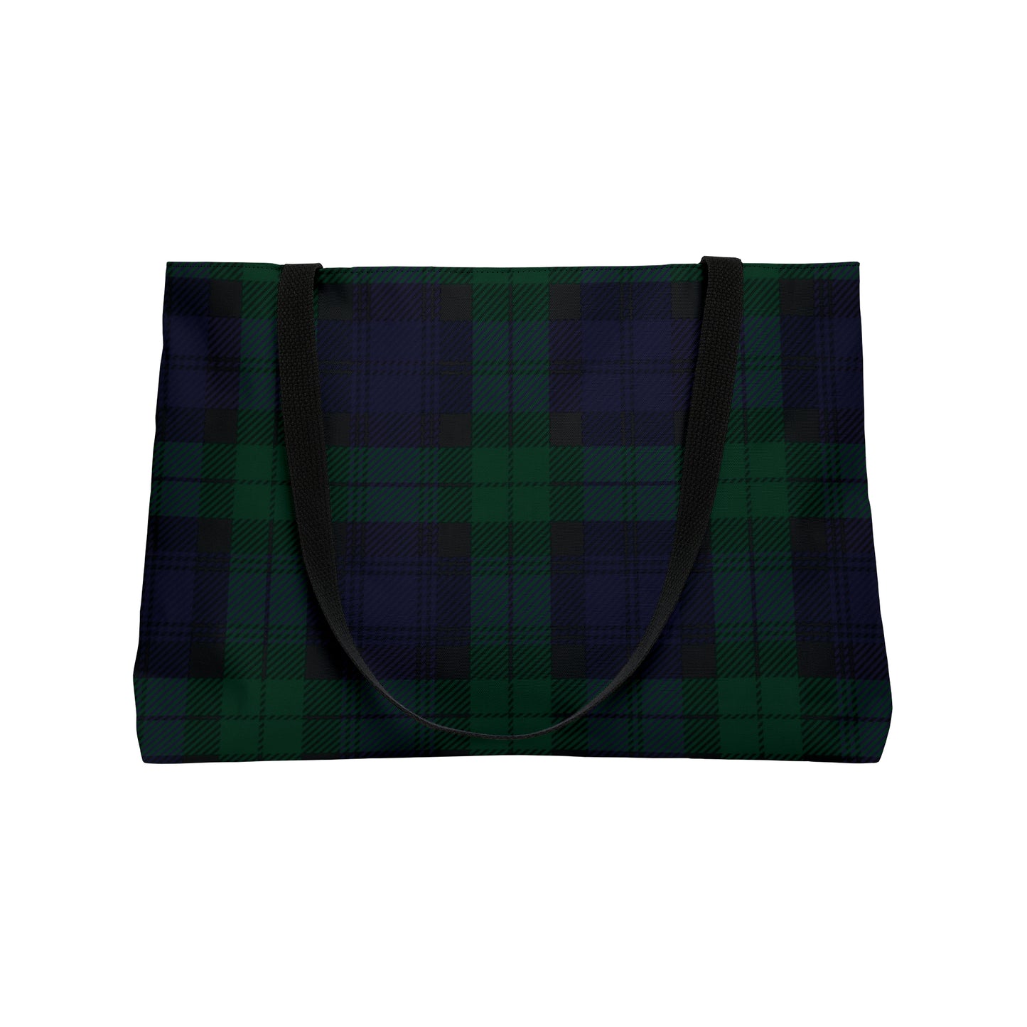 True Holiday Black Watch Tartan Plaid Beach Bag