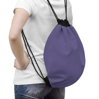 True Holiday Seduction Purple Solids Drawstring Bag
