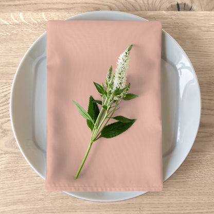 True Holiday Teacup Rose Orange Solids Napkins