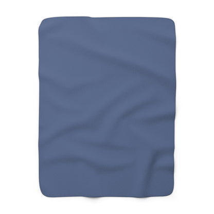 True Holiday Blue Nova Blue Solids Throw Blanket