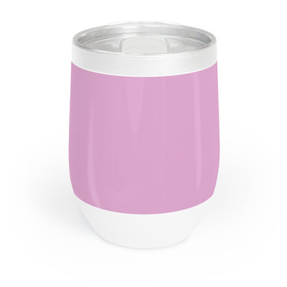 True Holiday Pretty Pink Red Solids Chill Wine Tumbler