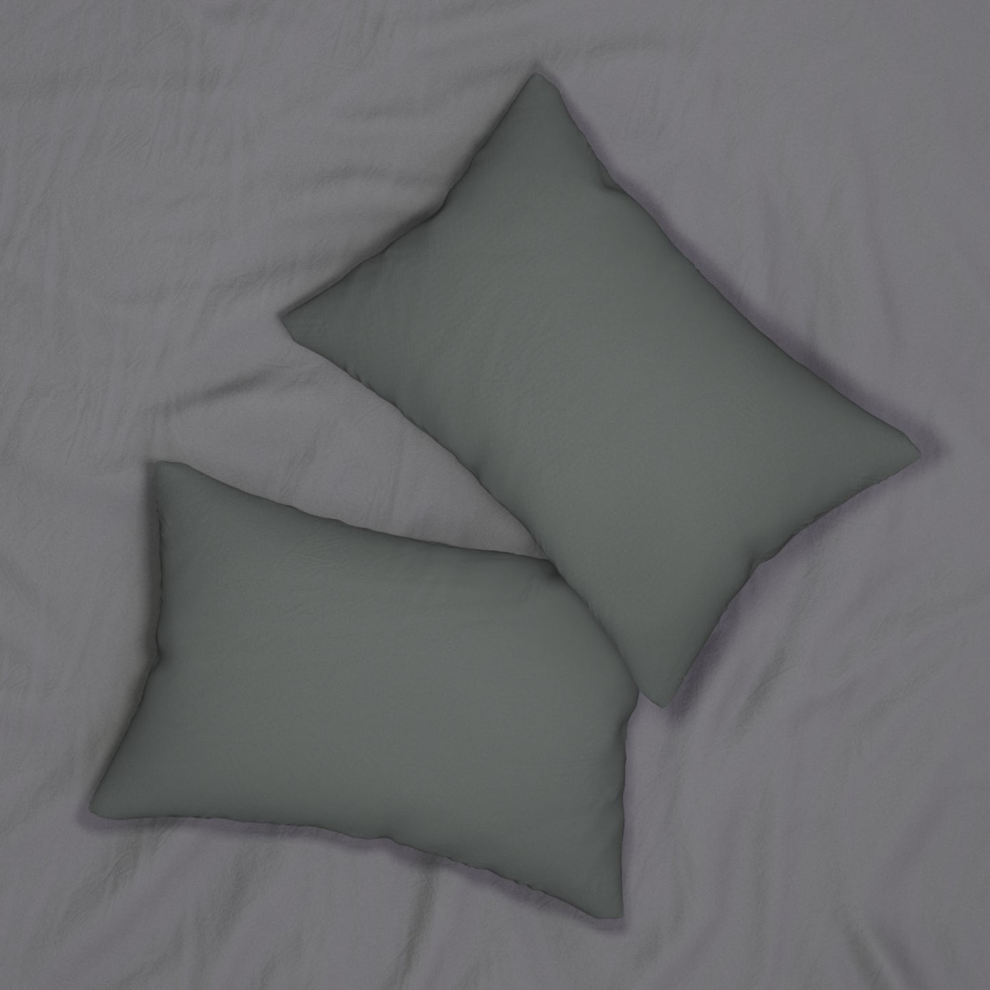 True Holiday Kitty Gray Gray Solids 20" x 14" Rectangular Throw Pillow