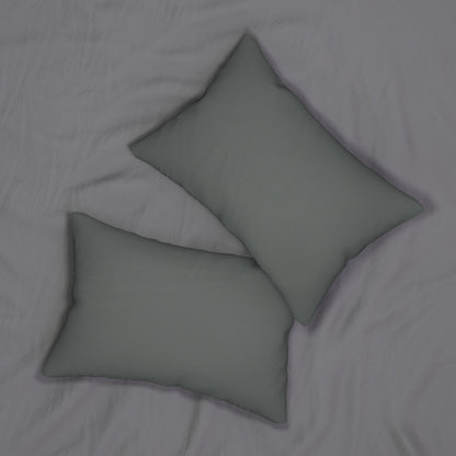 True Holiday Kitty Gray Gray Solids 20" x 14" Rectangular Throw Pillow