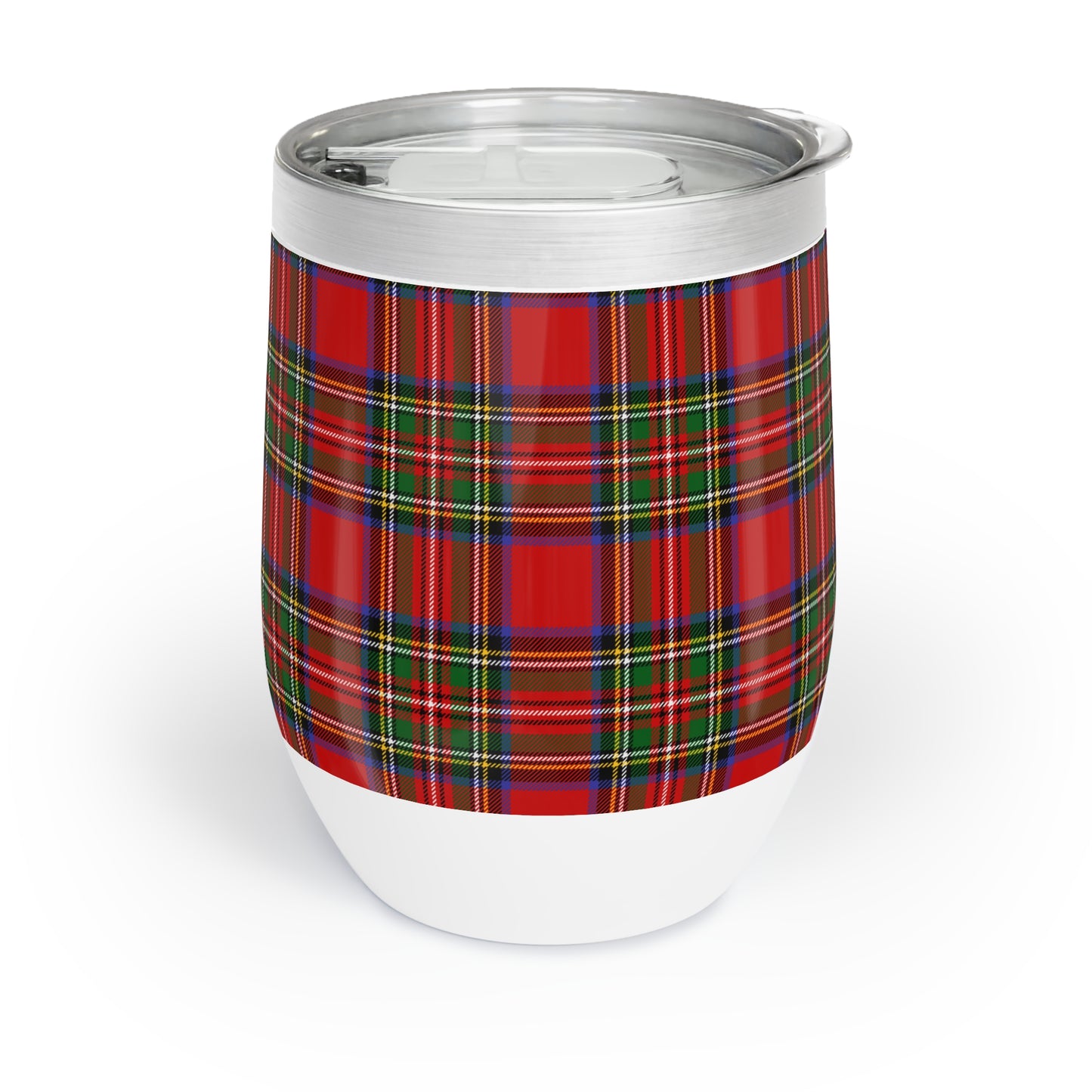 True Holiday Royal Stewart Tartan Plaid Chill Wine Tumbler