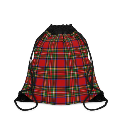 True Holiday Royal Stewart Tartan Plaid Drawstring Bag