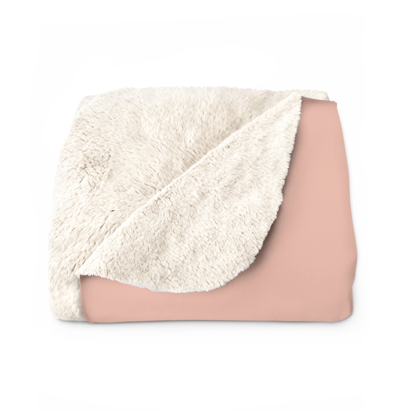 True Holiday Teacup Rose Orange Solids Throw Blanket