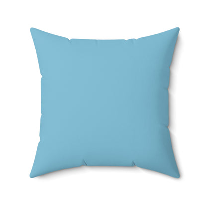 True Holiday Aquarium Blue Blue Solids 20" Square Throw Pillow