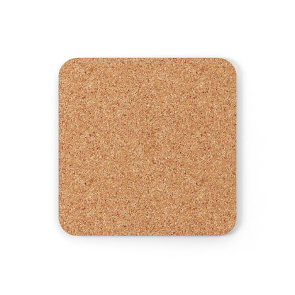 True Holiday Grape Ice Purple Solids Corkwood Coaster Set