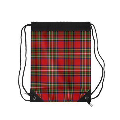 True Holiday Royal Stewart Tartan Plaid Drawstring Bag