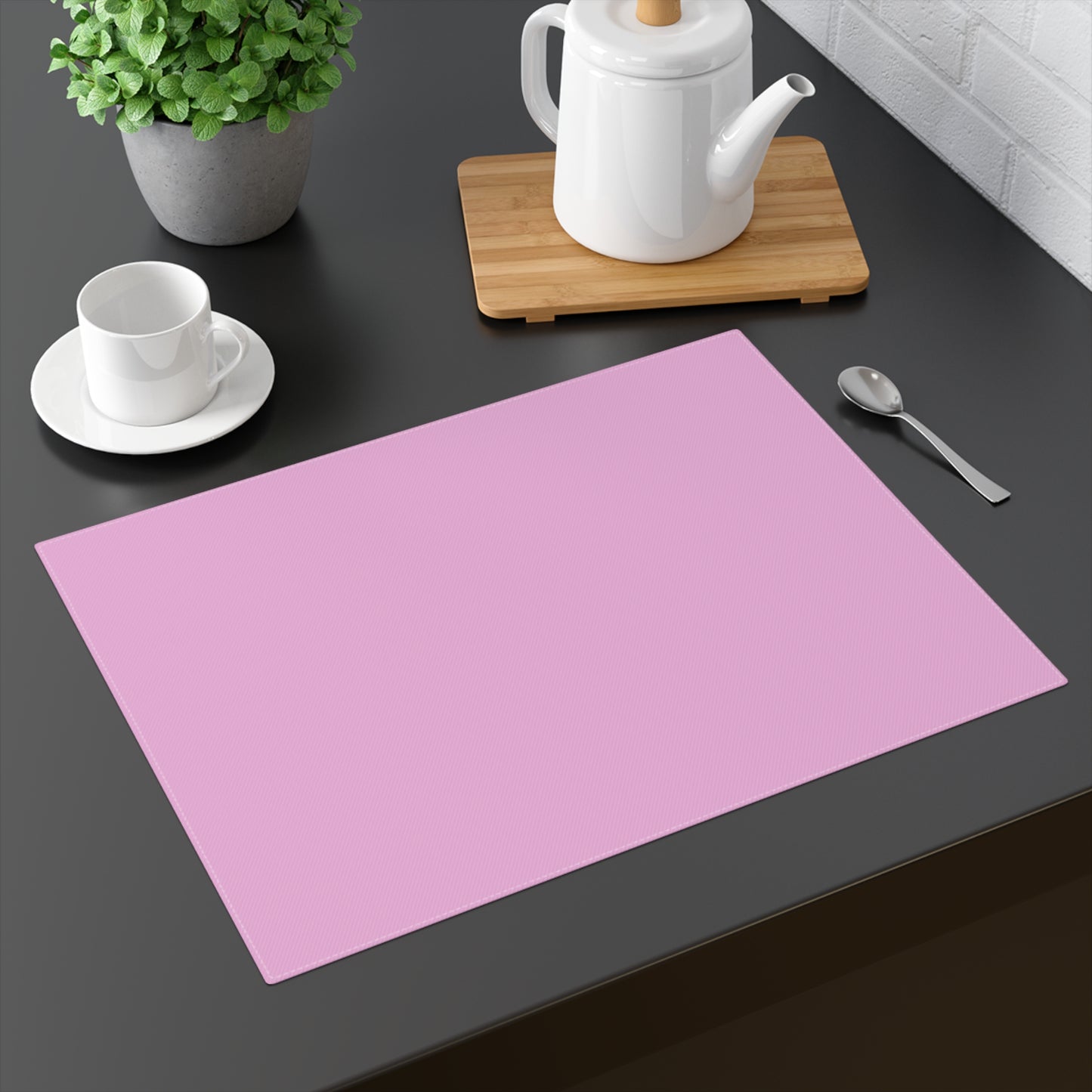 True Holiday Pretty Pink Red Solids Placemat