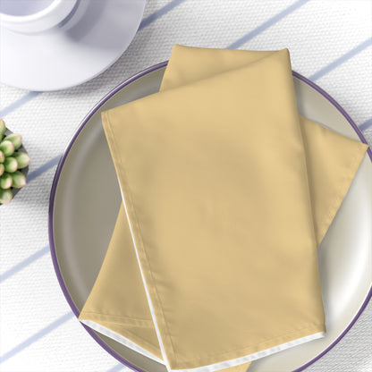 True Holiday Honeybee Yellow Solids Napkins