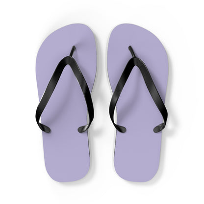 True Holiday Heather Plum Purple Solids Flip Flops