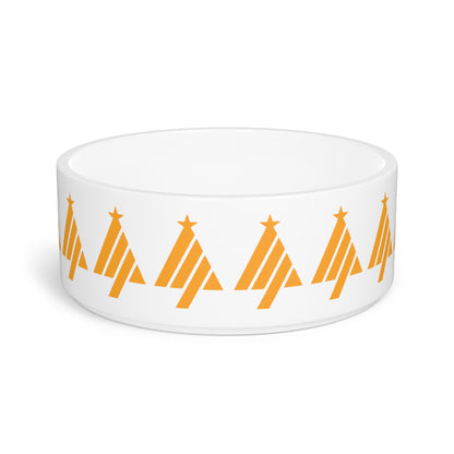 True Holiday Citrus Blast Yellow Solids Pet Bowl