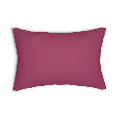 True Holiday Gypsy Pink Reds Solids 20" x 14" Rectangular Throw Pillow
