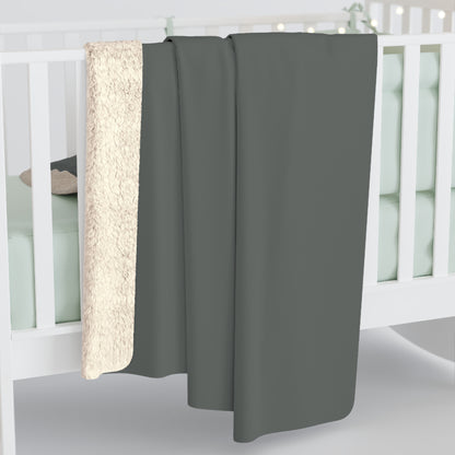 True Holiday Kitty Gray Gray Solids Throw Blanket