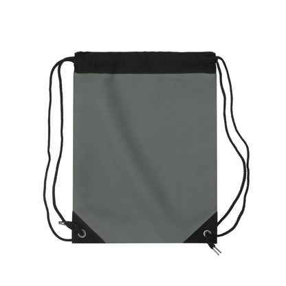 True Holiday Kitty Gray Gray Solids Drawstring Bag