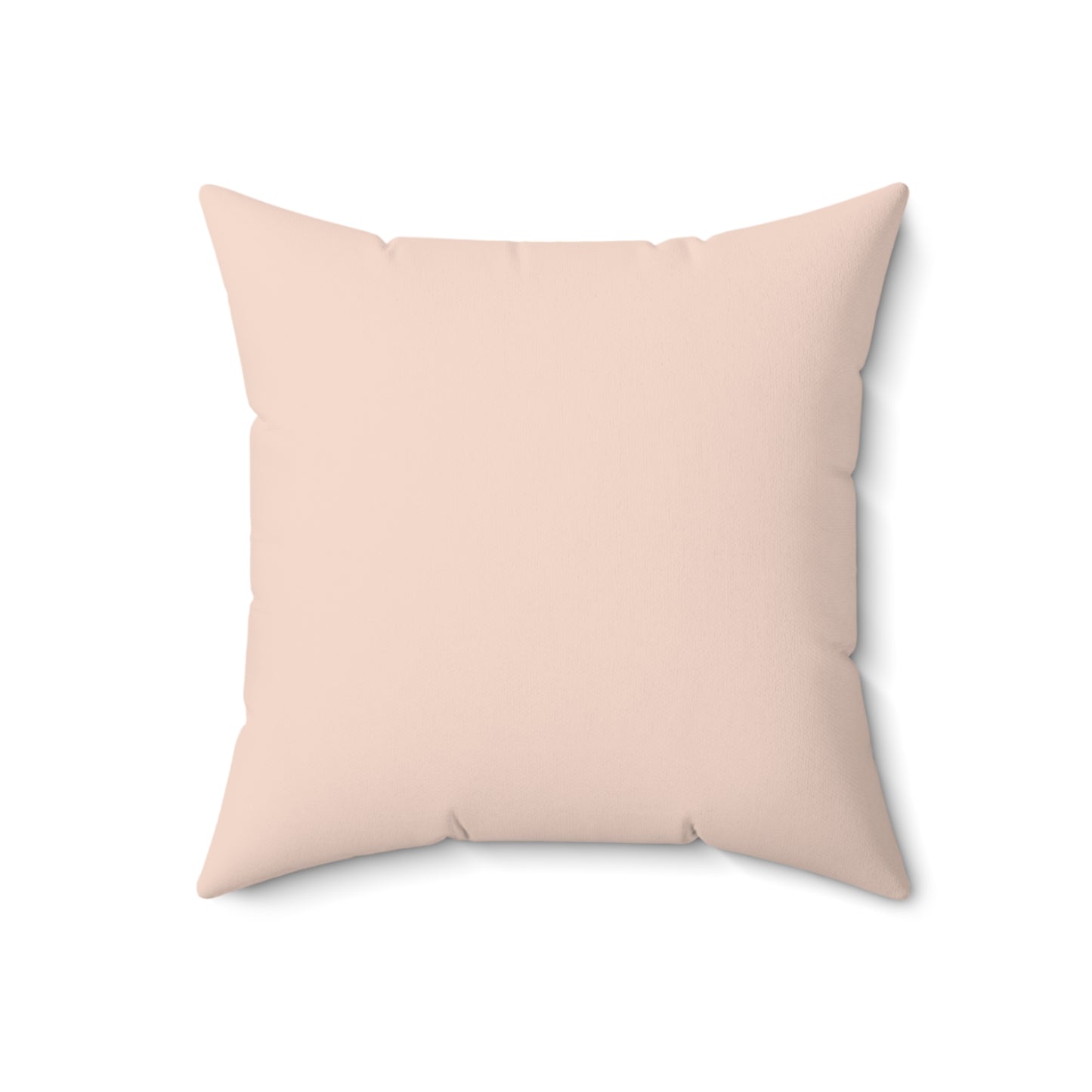 True Holiday Sunlit Coral Orange Solids 18" Square Throw Pillow