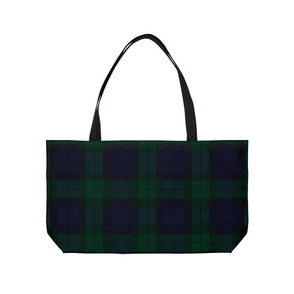 True Holiday Black Watch Tartan Plaid Beach Bag