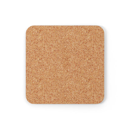 True Holiday White Dove White Solids Corkwood Coaster Set