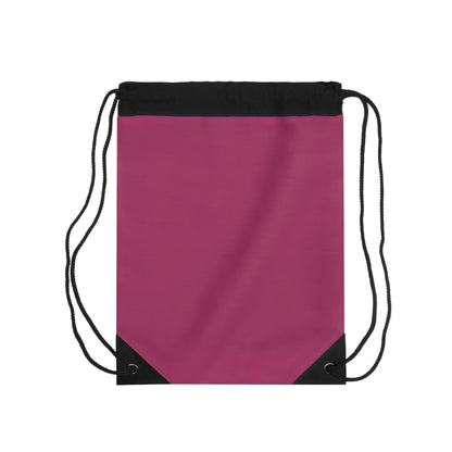 True Holiday Gypsy Pink Red Solids Drawstring Bag