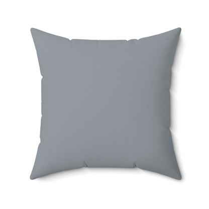 True Holiday Gray Cardigan Gray Solids 20" Square Throw Pillow