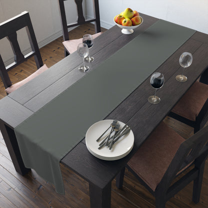 True Holiday Kitty Gray Gray Solids Table Runner