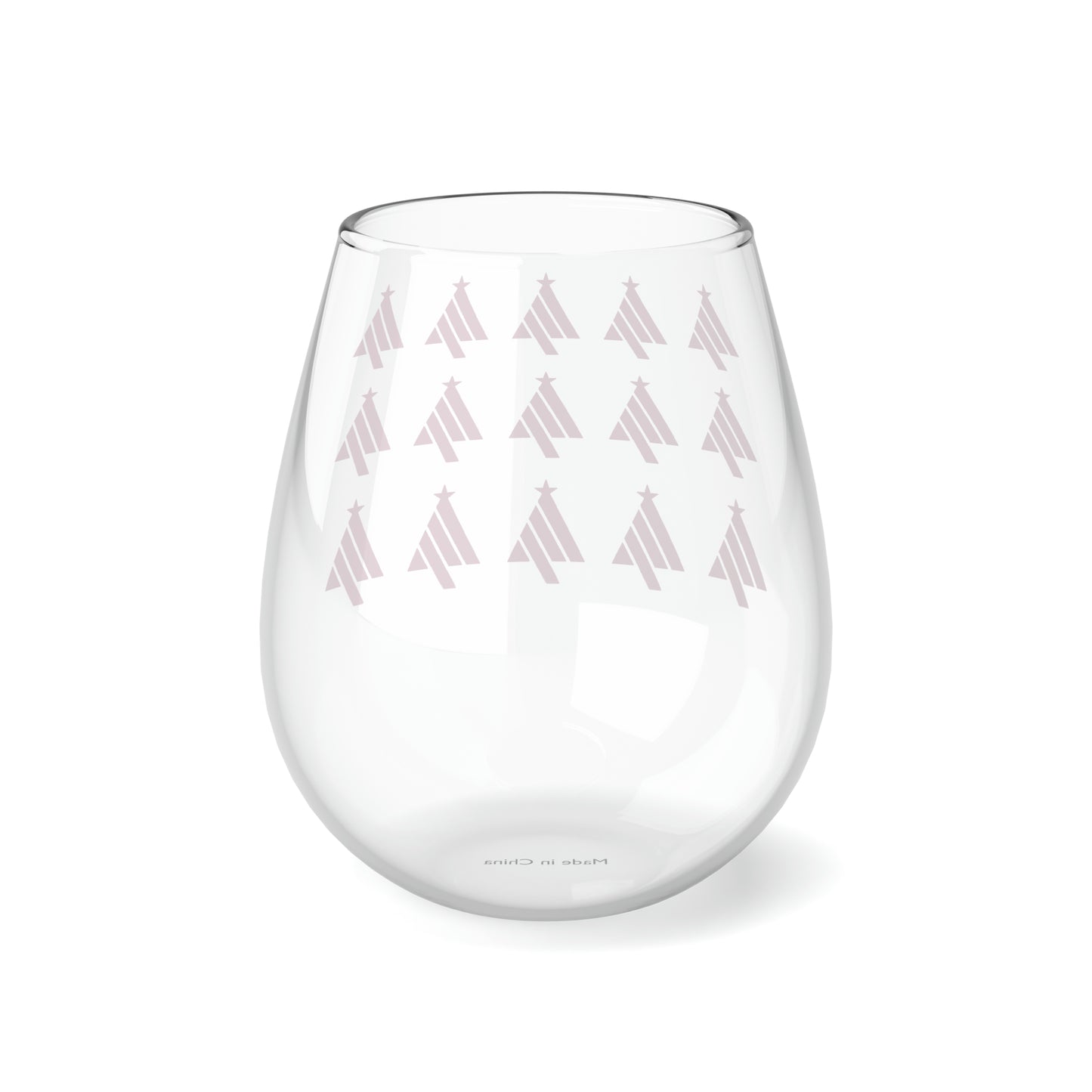True Holiday Hot Lips Red Solids 11.75oz Stemless Wine Glass