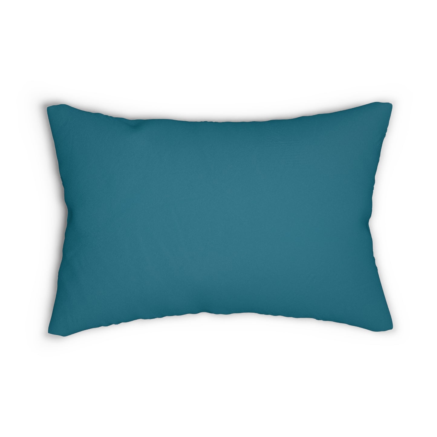 True Holiday Deep Ocean Blue Solids 20" x 14" Rectangular Throw Pillow