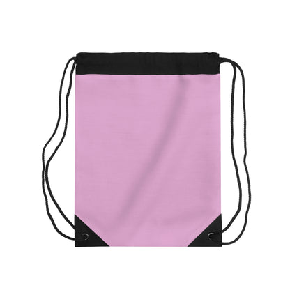 True Holiday Pretty Pink Red Solids Drawstring Bag